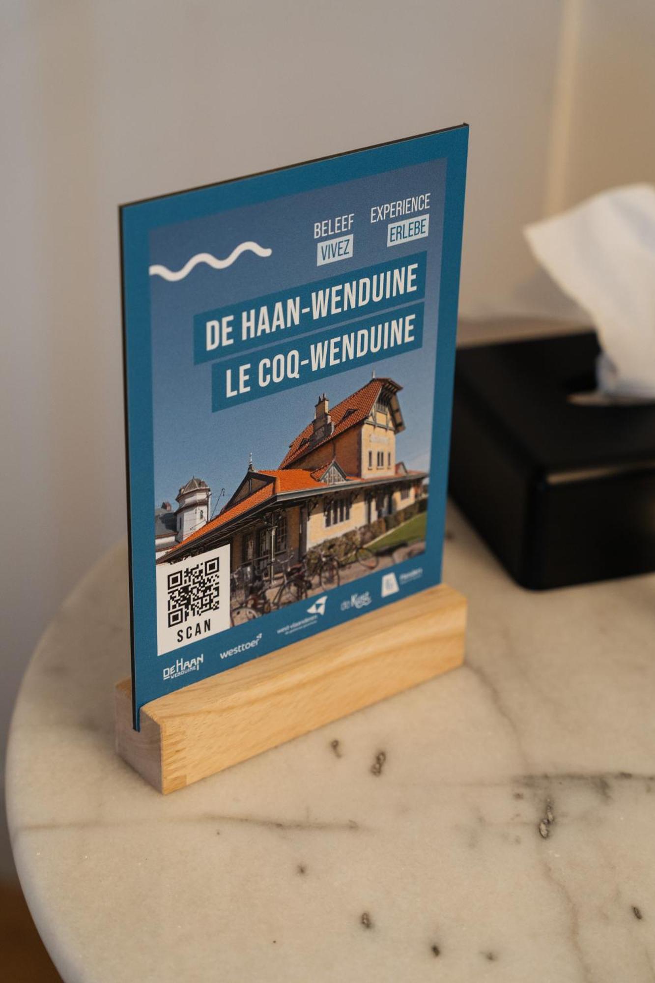 Boutique Hotel Azur De Haan Exteriör bild